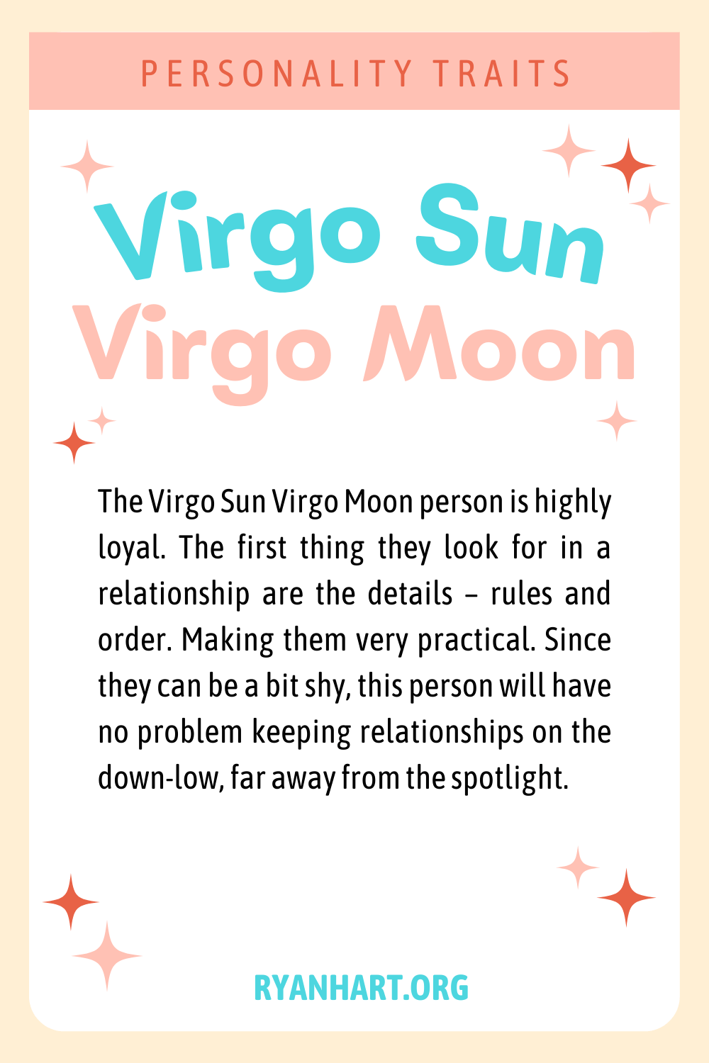  Virgo Sol Virgo Luna Rasgos de personalidad